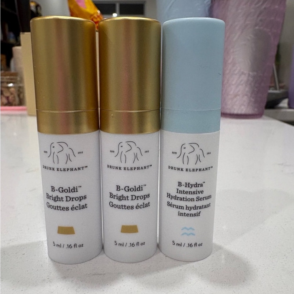 Drunk Elephant B-Goldi and B-Hydra Serum Trio